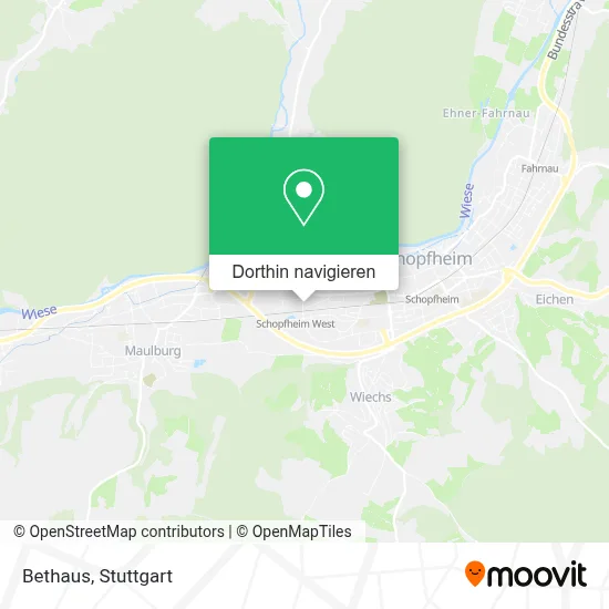 Bethaus Karte
