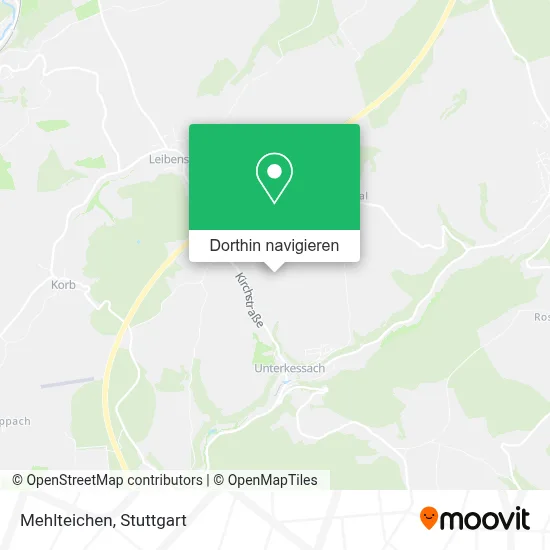 Mehlteichen Karte