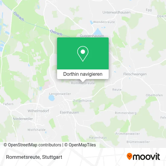 Rommetsreute Karte
