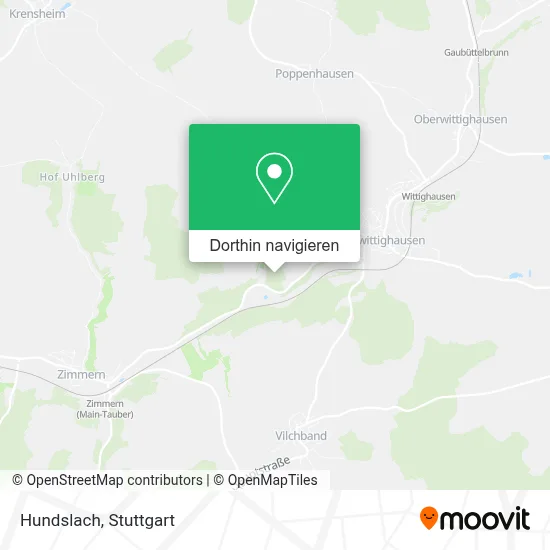 Hundslach Karte