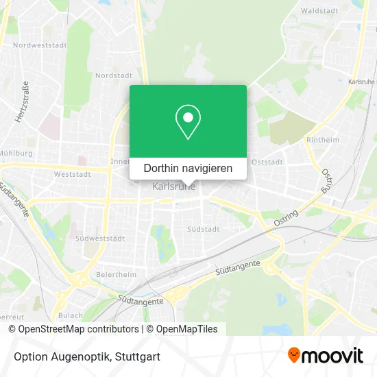 Option Augenoptik Karte