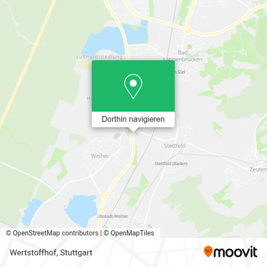 Wertstoffhof Karte
