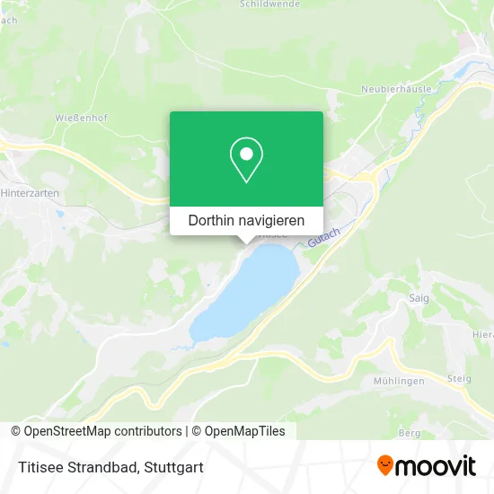 Titisee Strandbad Karte