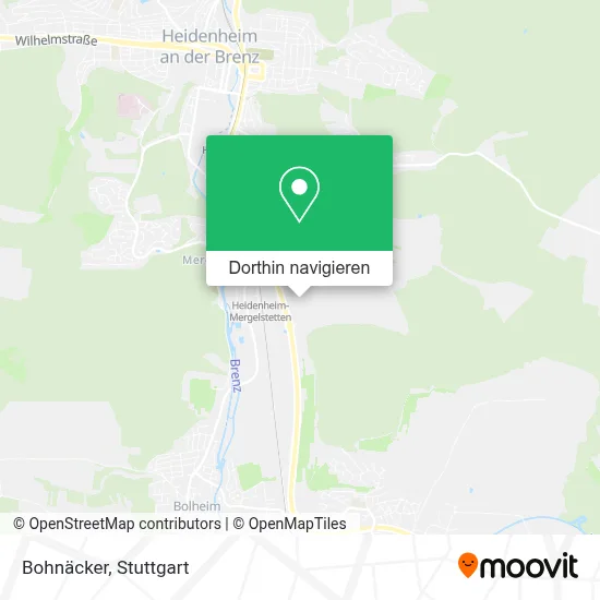 Bohnäcker Karte