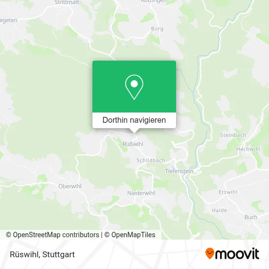 Rüswihl Karte