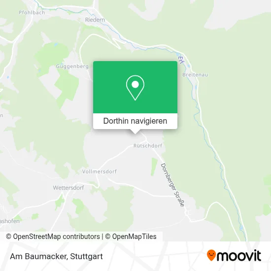 Am Baumacker Karte