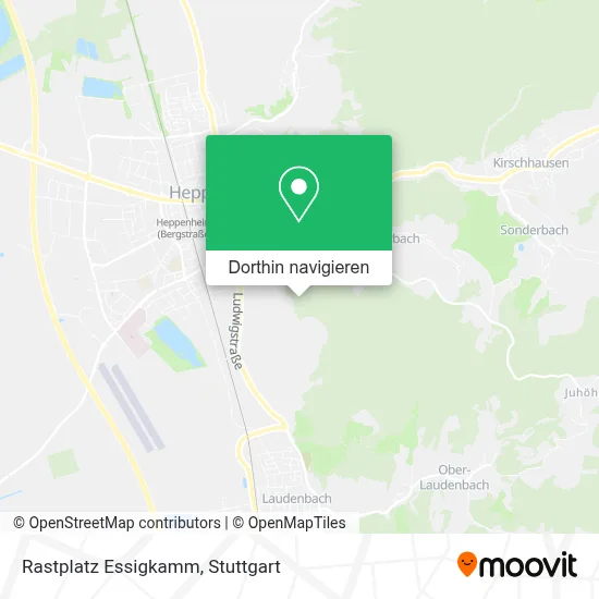 Rastplatz Essigkamm Karte