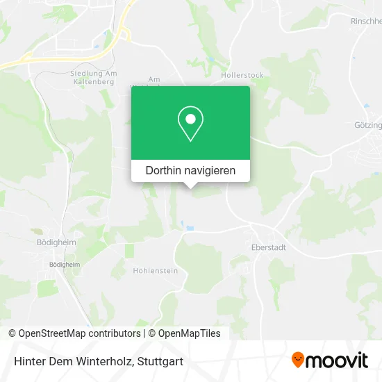 Hinter Dem Winterholz Karte
