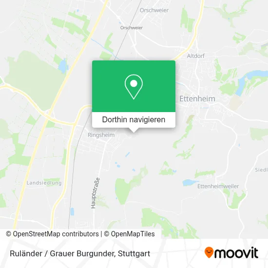 Ruländer / Grauer Burgunder Karte