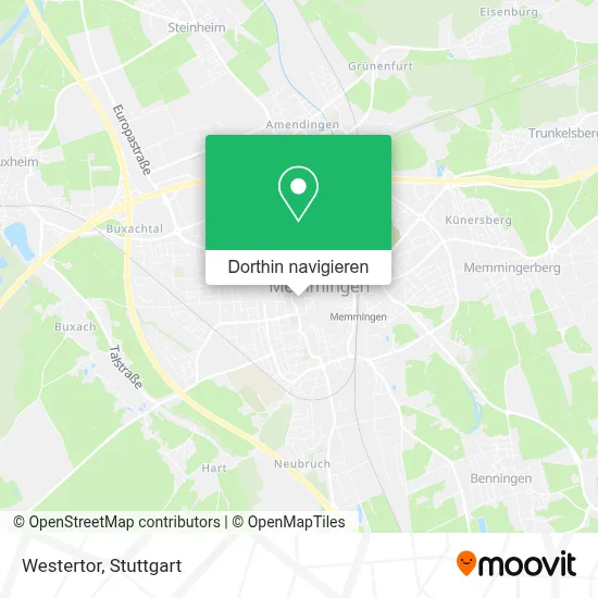 Westertor Karte