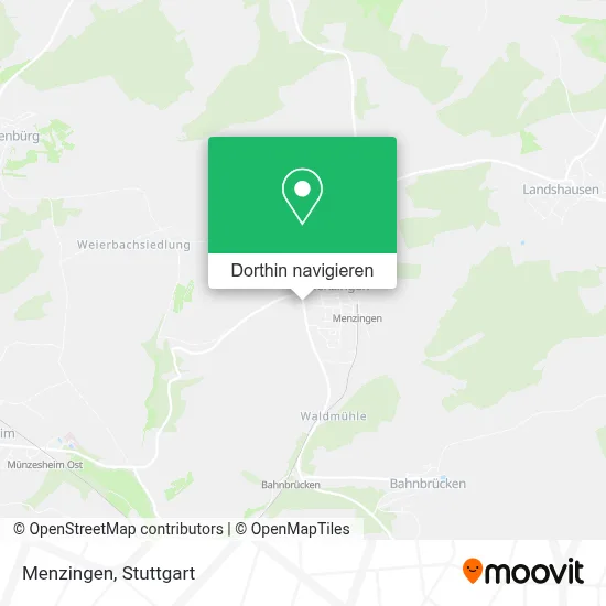 Menzingen Karte