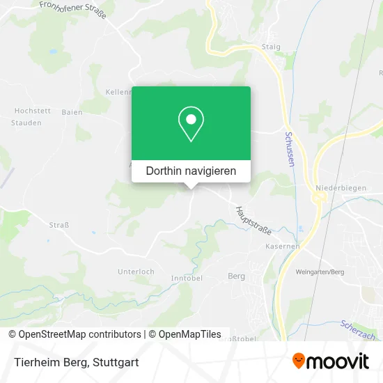 Tierheim Berg Karte