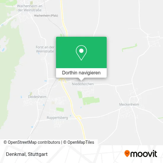 Denkmal Karte