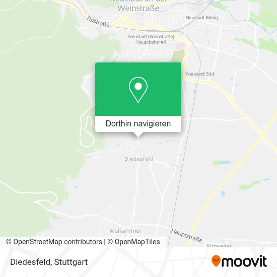Diedesfeld Karte
