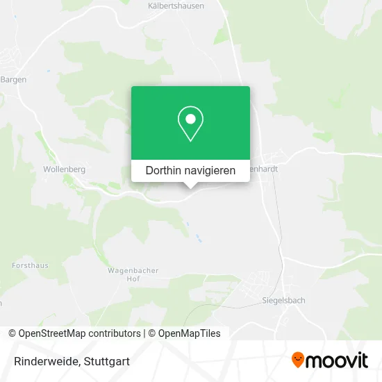 Rinderweide Karte