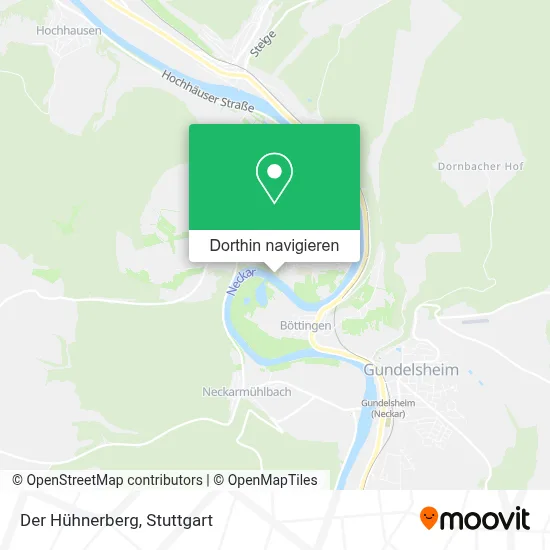 Der Hühnerberg Karte