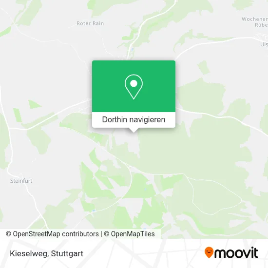 Kieselweg Karte