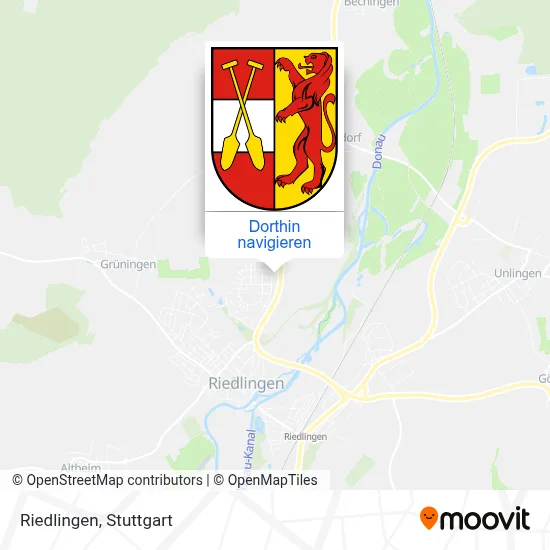 Riedlingen Karte