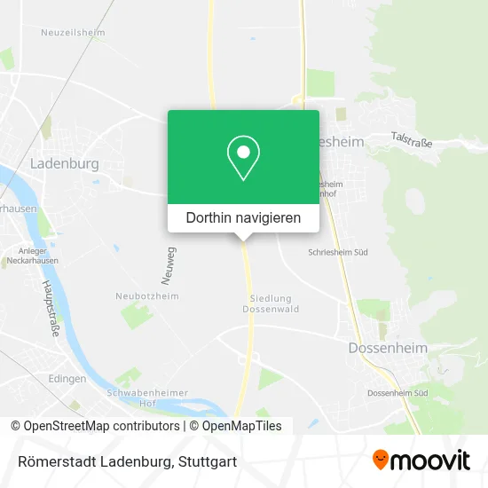 Römerstadt Ladenburg Karte