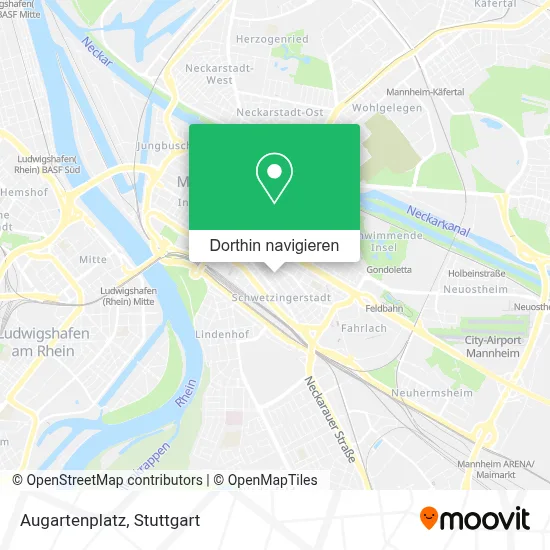 Augartenplatz Karte