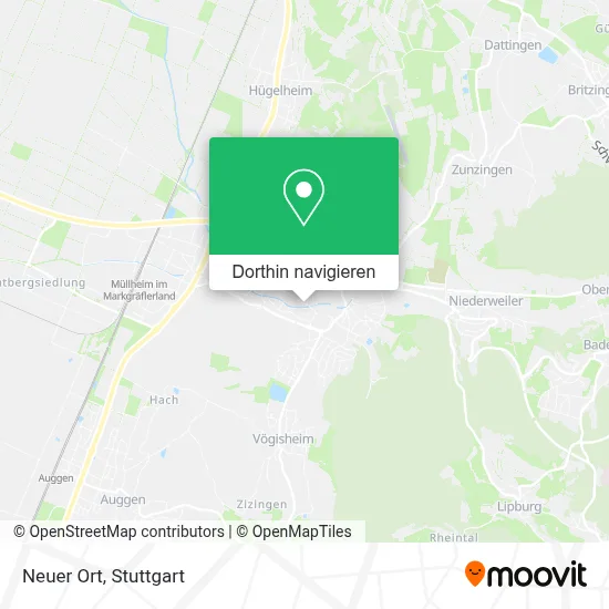 Neuer Ort Karte
