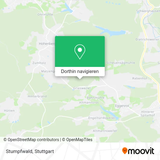 Stumpfwald Karte
