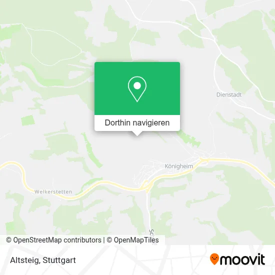 Altsteig Karte