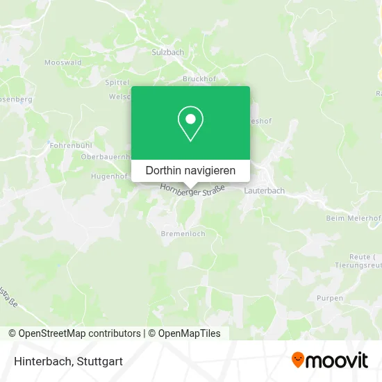 Hinterbach Karte