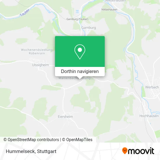 Hummelseck Karte