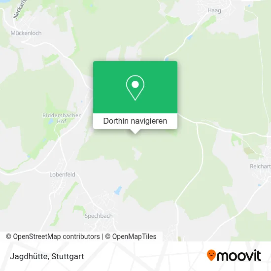 Jagdhütte Karte