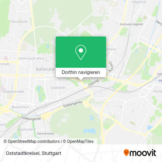 Oststadtkreisel Karte