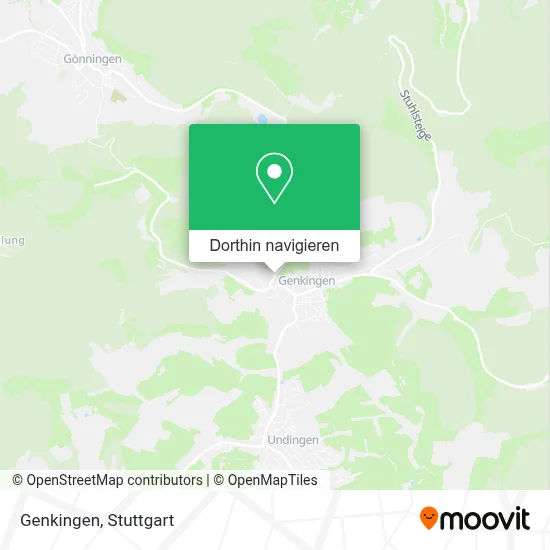 Genkingen Karte