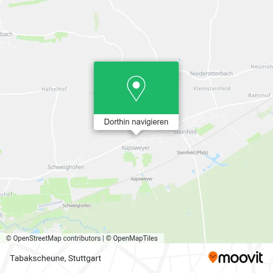 Tabakscheune Karte
