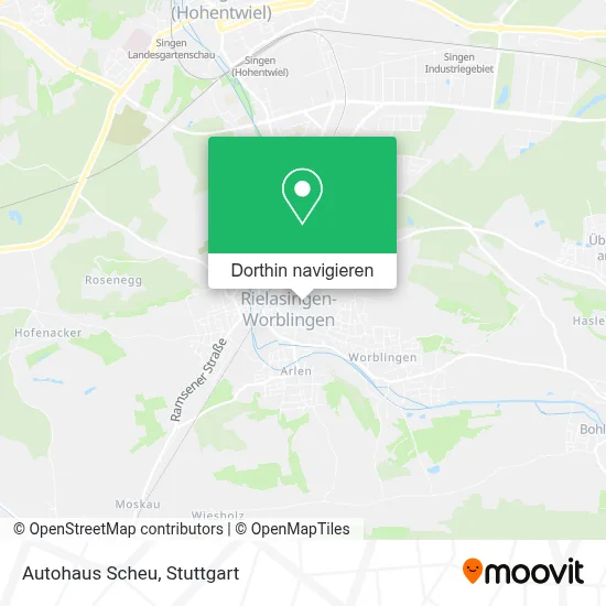 Autohaus Scheu Karte