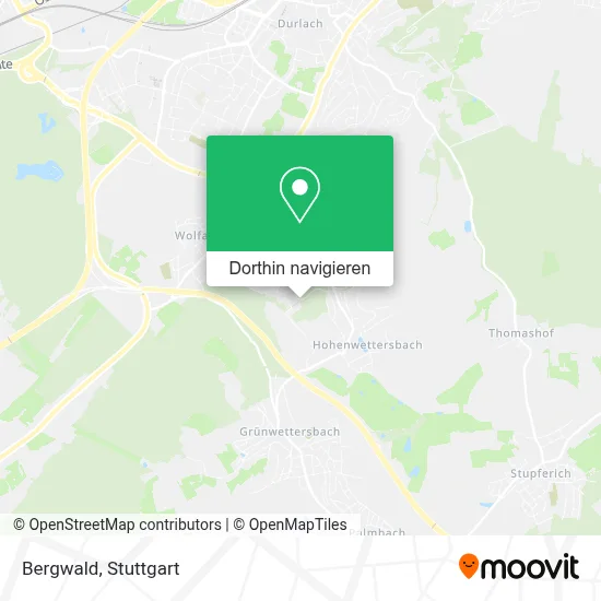 Bergwald Karte