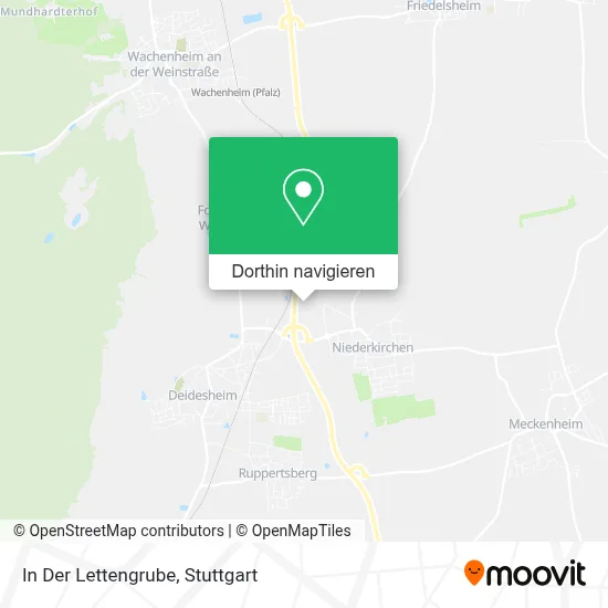 In Der Lettengrube Karte