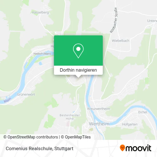 Comenius Realschule Karte
