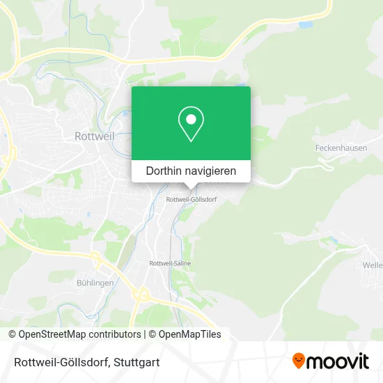 Rottweil-Göllsdorf Karte