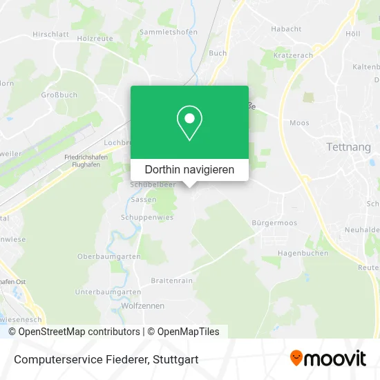 Computerservice Fiederer Karte