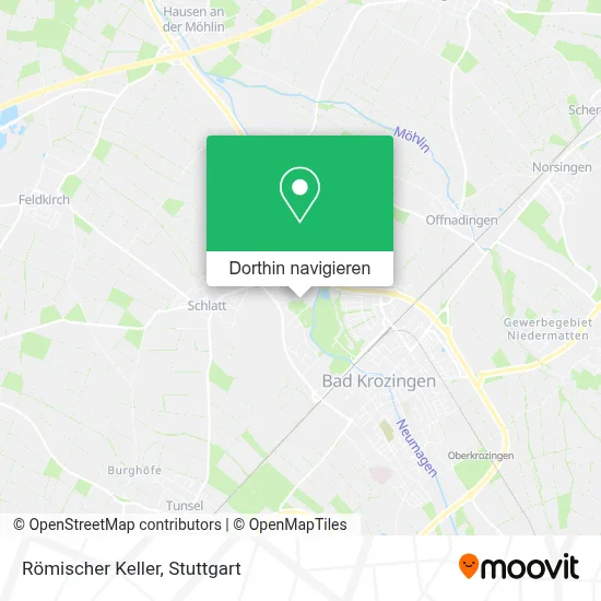 Römischer Keller Karte