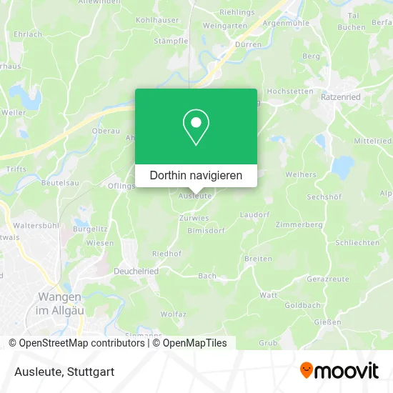 Ausleute Karte