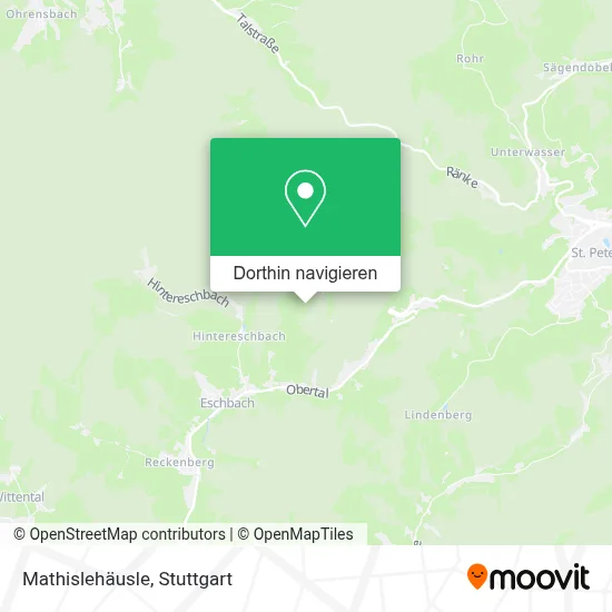 Mathislehäusle Karte