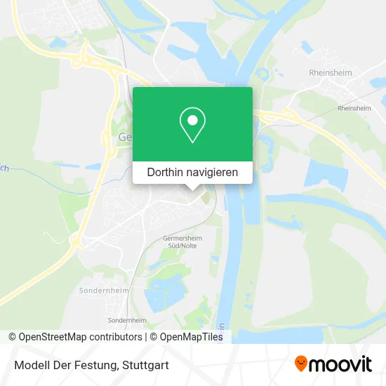 Modell Der Festung Karte