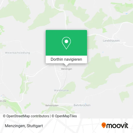 Menzingen Karte