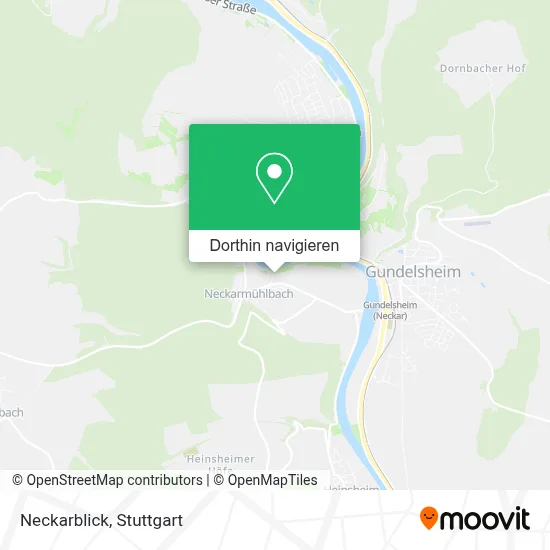 Neckarblick Karte