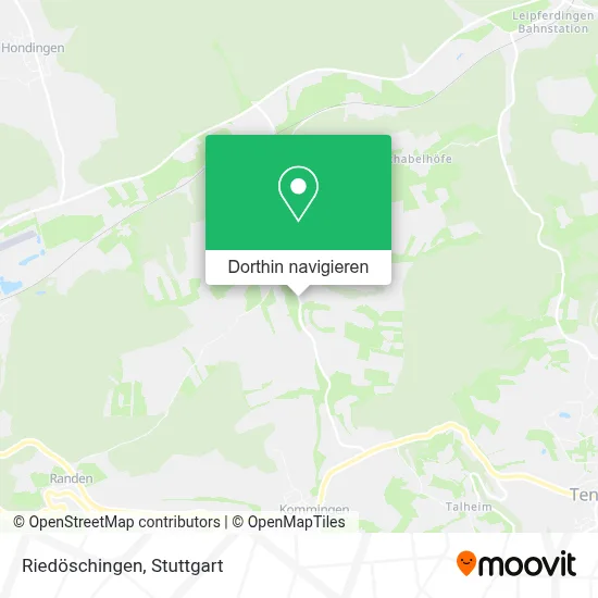 Riedöschingen Karte