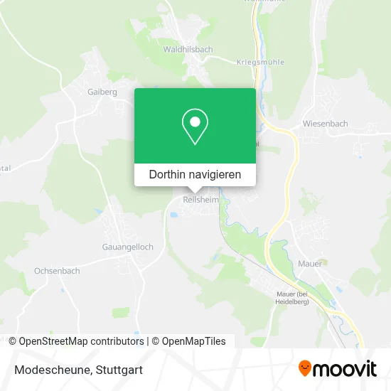 Modescheune Karte