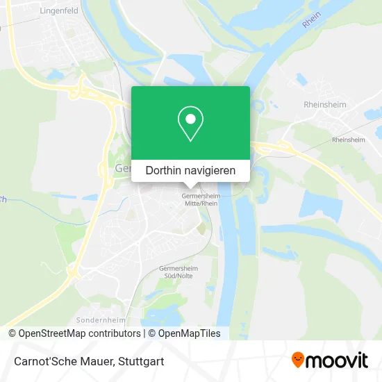 Carnot'Sche Mauer Karte