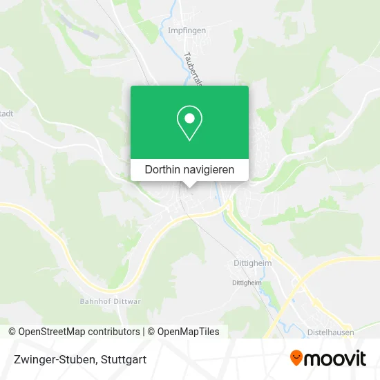 Zwinger-Stuben Karte