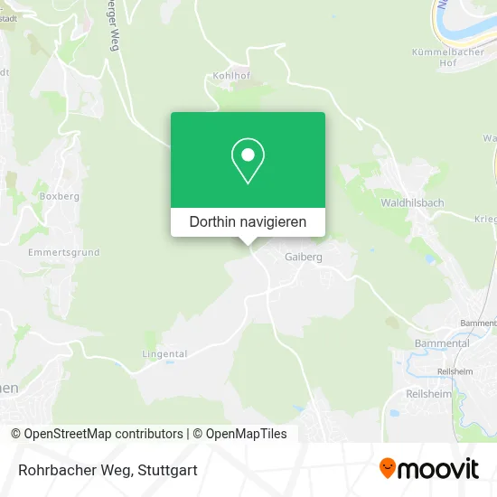 Rohrbacher Weg Karte